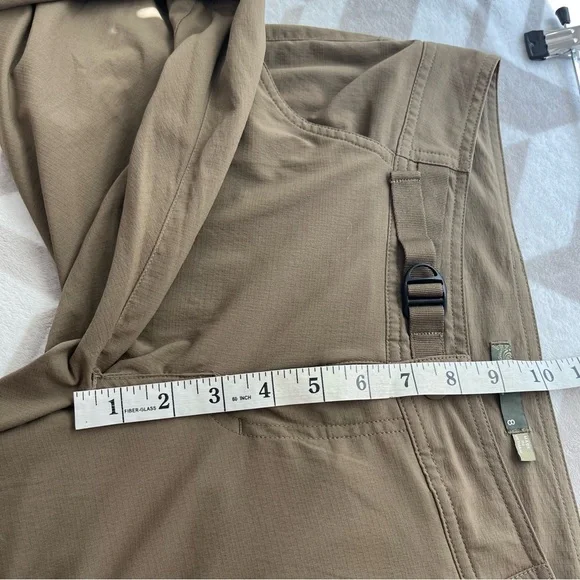 prAna Jasmine Knicker Women's Green Capri Pant size 8 Performance Pant‎ - Picture 8 of 9